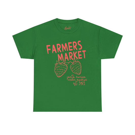 Farmers Market Strawberry Graphic Tee
