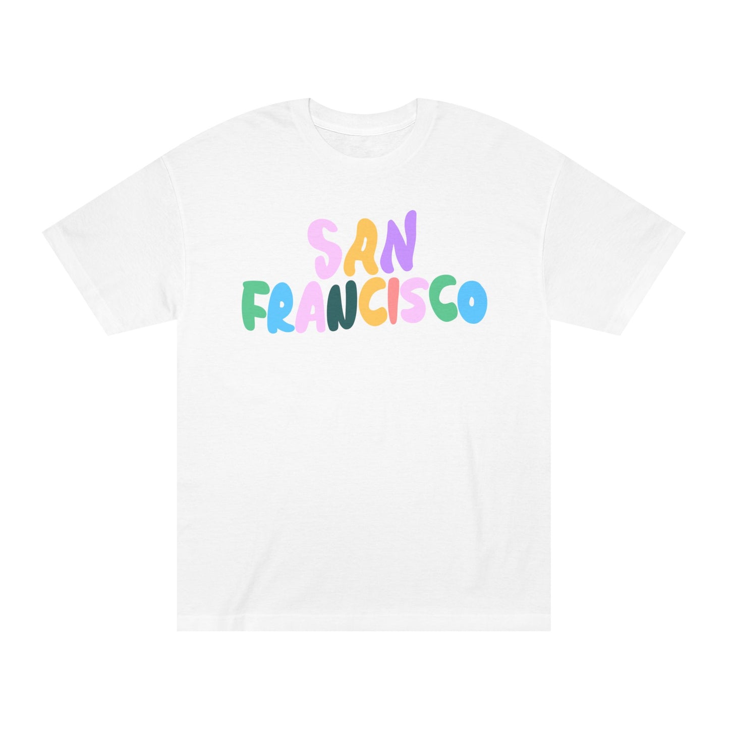 Lezeh “San Francisco” Rainbow Graphic Tee