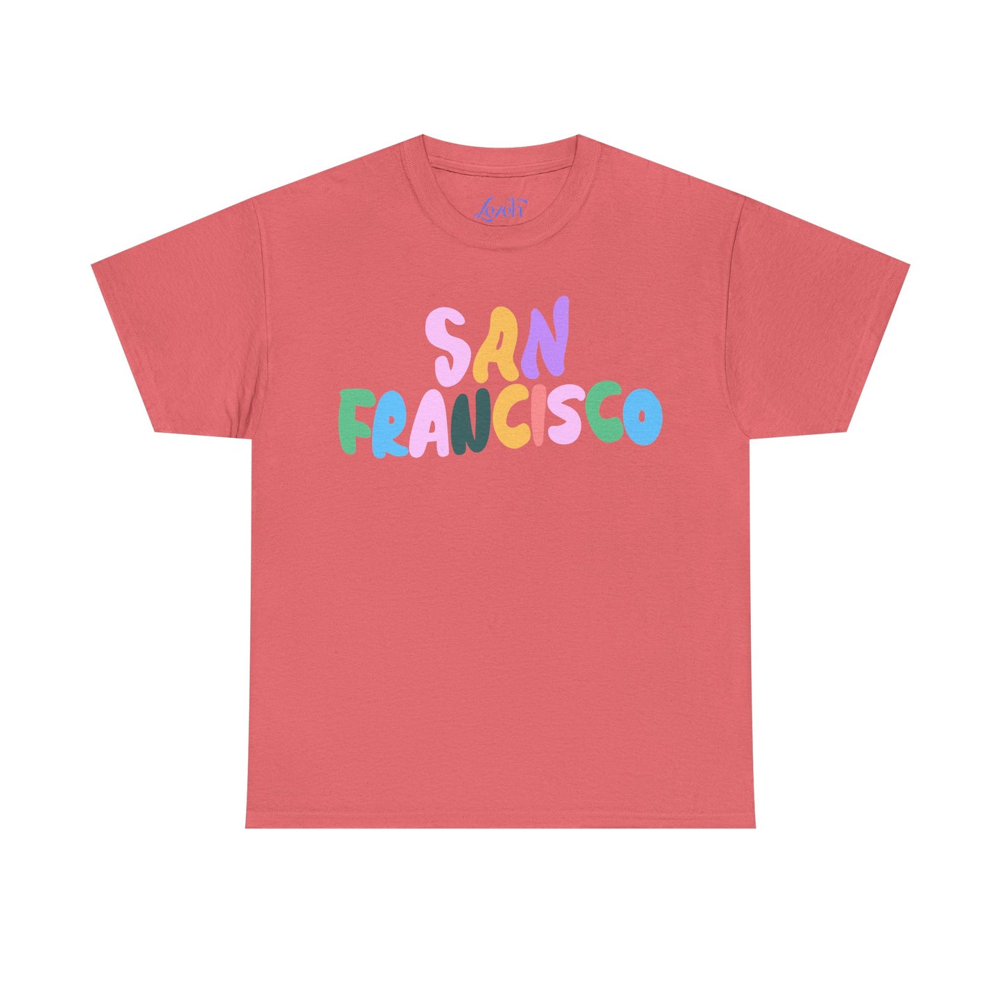 Lezeh “San Francisco” Rainbow Graphic Tee