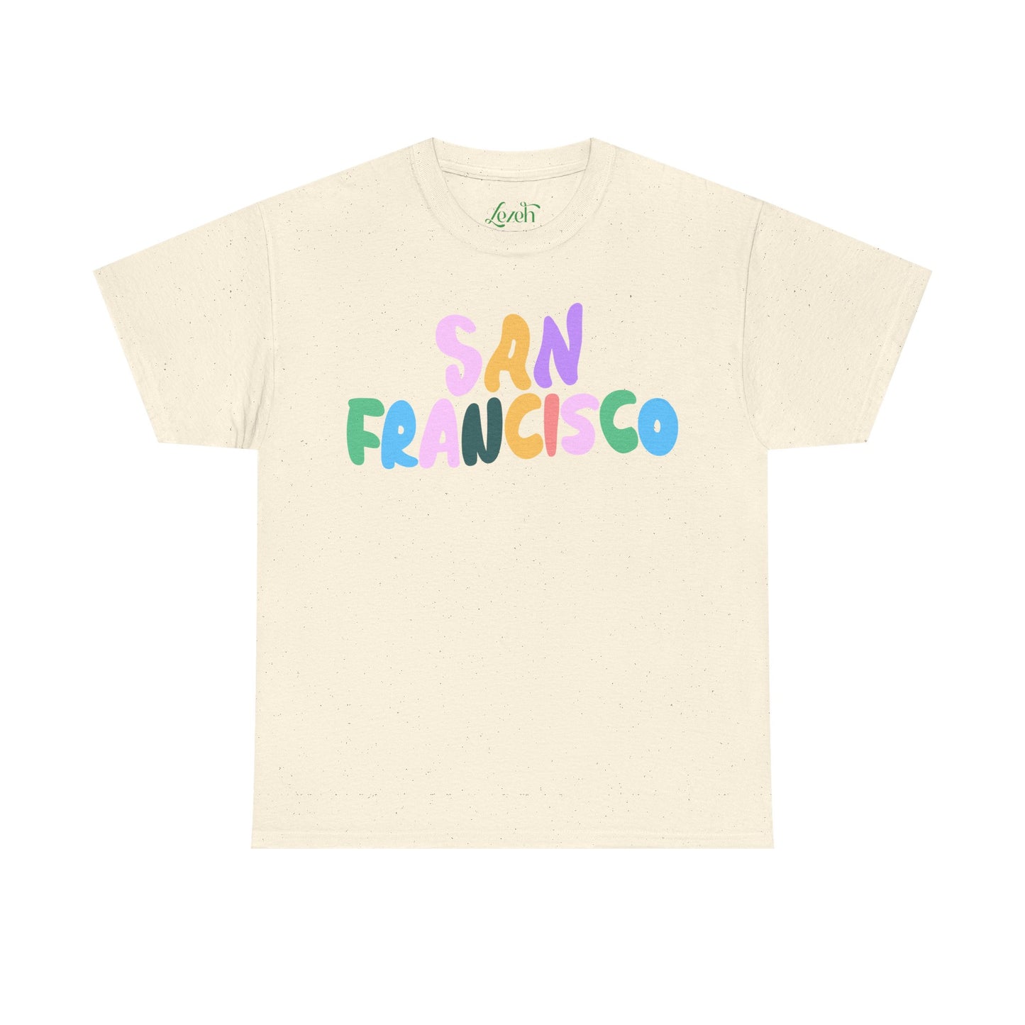 Lezeh “San Francisco” Rainbow Graphic Tee
