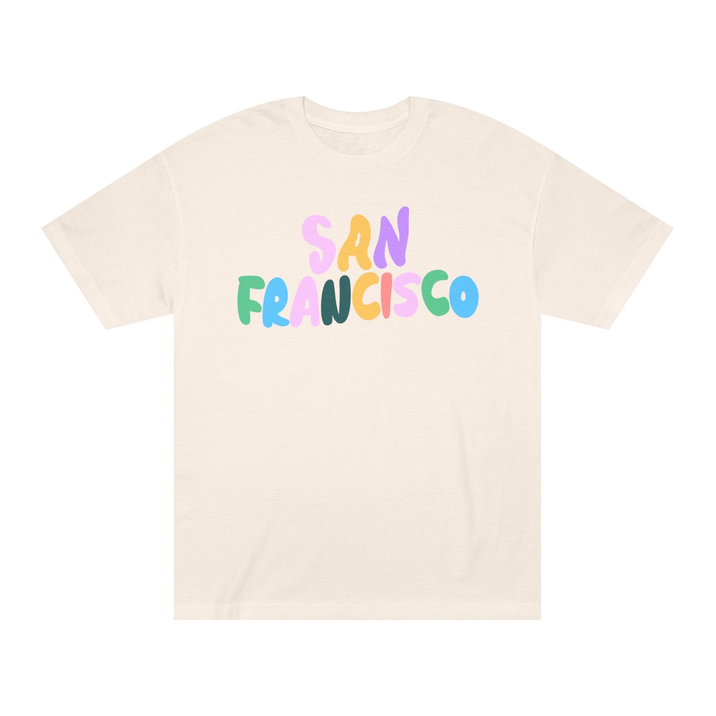 Lezeh “San Francisco” Rainbow Graphic Tee