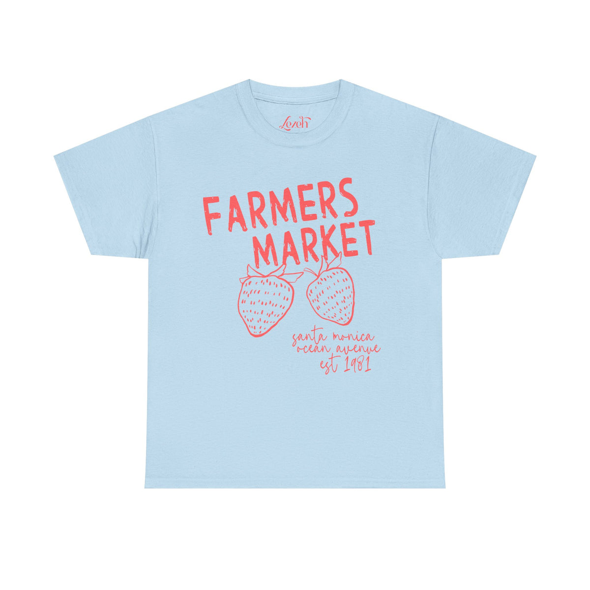 Farmers Market Strawberry Graphic Tee