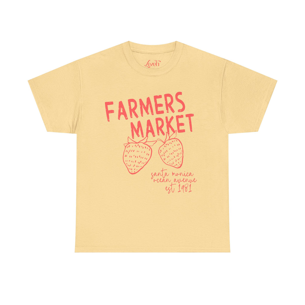 Farmers Market Strawberry Graphic Tee