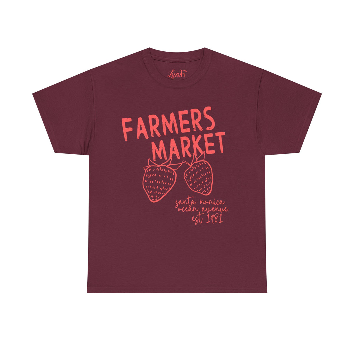 Farmers Market Strawberry Graphic Tee