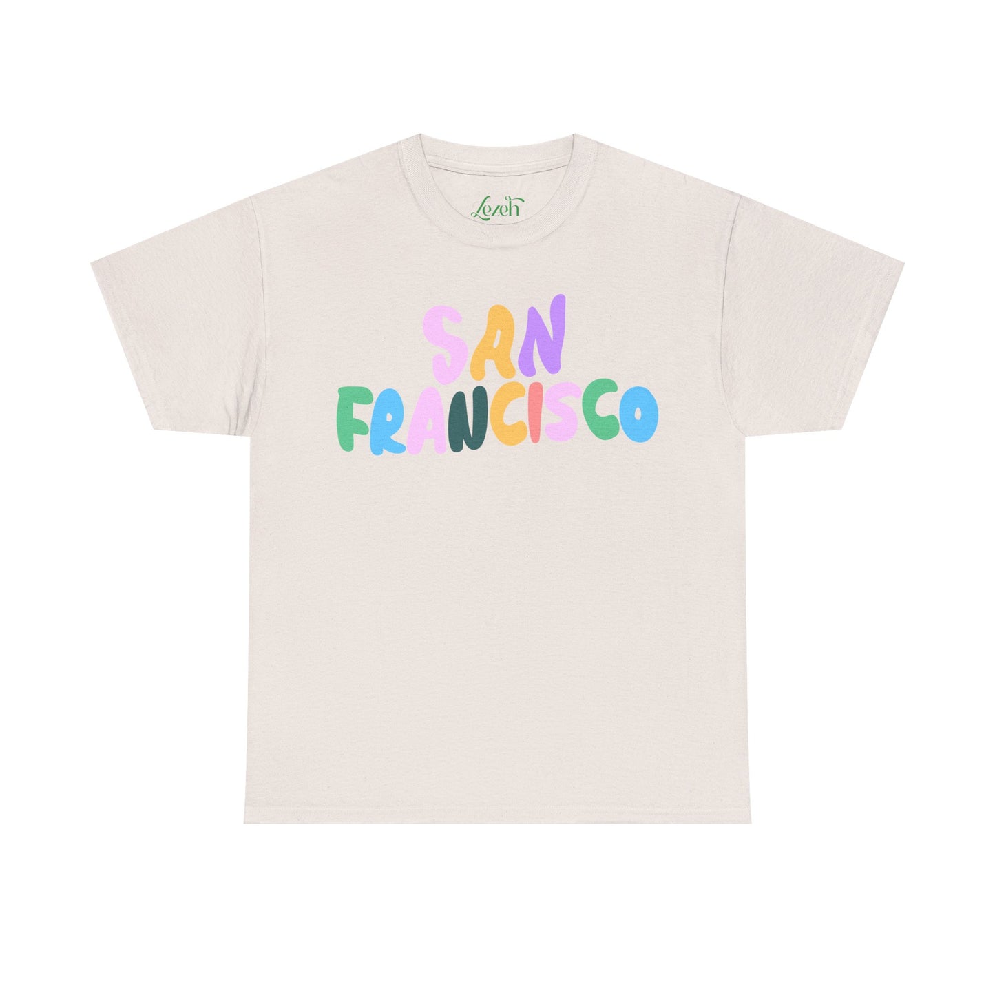 Lezeh “San Francisco” Rainbow Graphic Tee