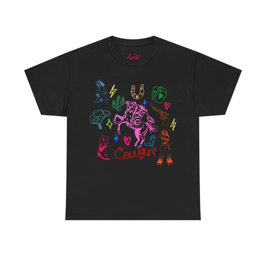 Wild Heart Cowgirl Graphic Tee