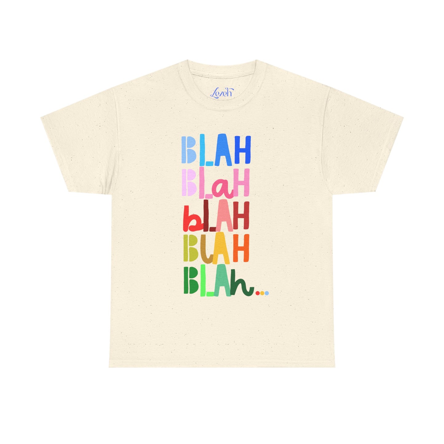 “Blah Blah Blah” Rainbow Graphic Tee