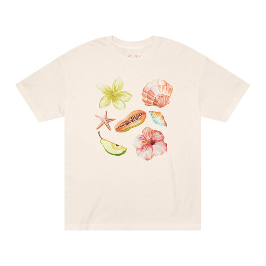 coastal bohemian graphic tee for women